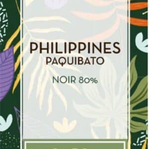 visuel d'une tablette le cacaotier philippines noir 80%