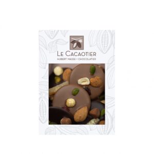 Mendiants au chocolat et fruits secs 150g - Confiserie artisanale Le Cacaotier