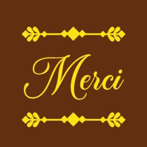 Carte "Merci"