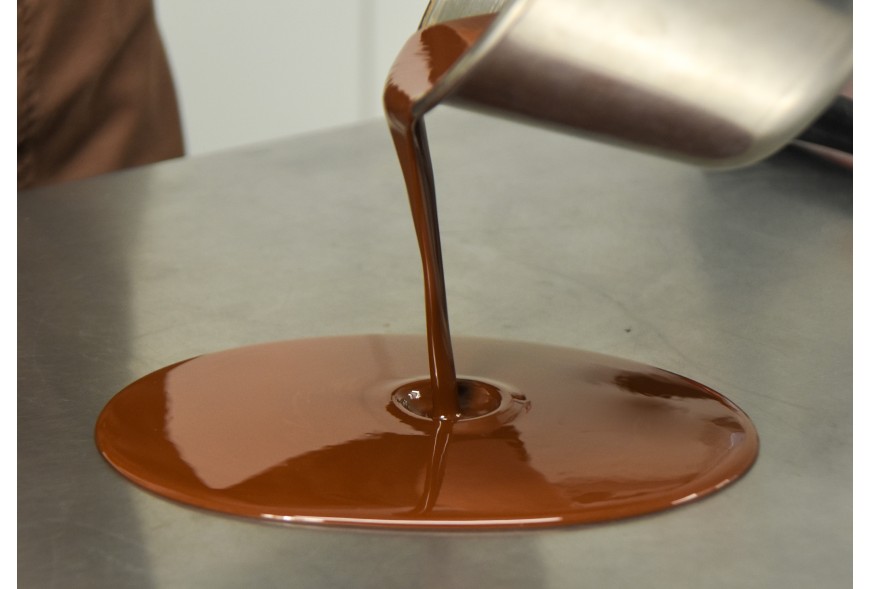 coulage de chocolat le cacaotier