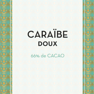 Packaging de face de la tablette Caraïbe doux 66%