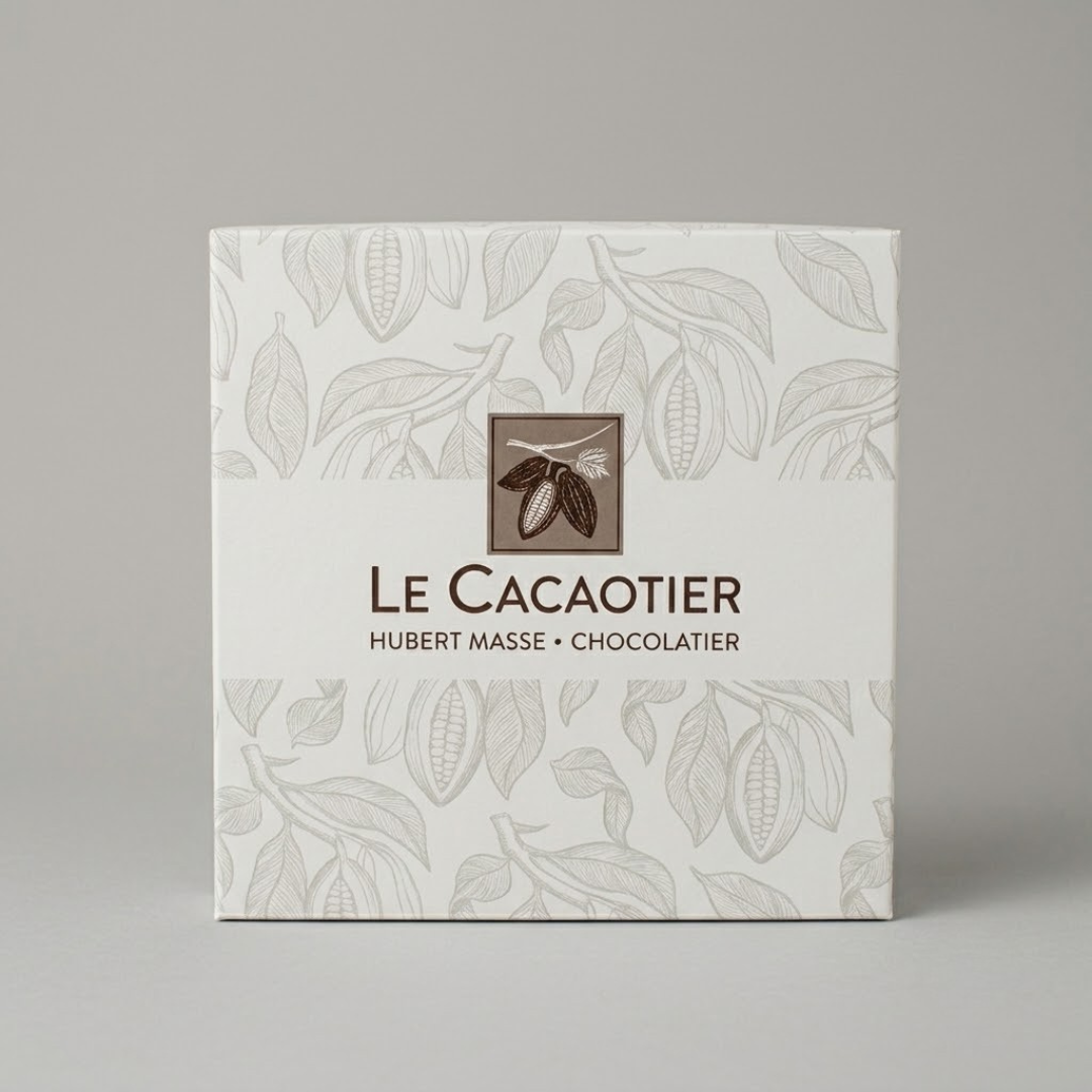 Coffret 4 chocolats le cacaotier fermé