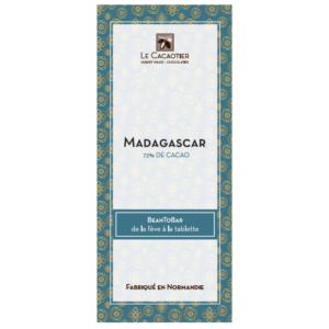 Tablette MADAGASCAR 72% Bean-to-bar - Artisan Chocolatier Le Cacaotier