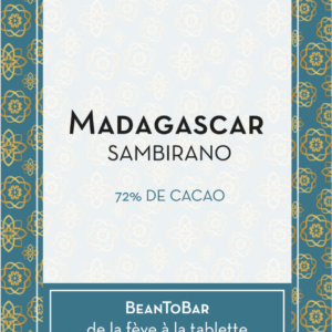 Visuel de la tablette Bean To Bar Le Cacaotier Madagascar Sambirano noir 72%Madagascar Sambirano noir 72%
