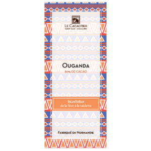 Tablette OUGANDA 80% Bean-to-bar - Artisan Chocolatier Le Cacaotier