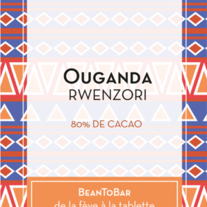 tablette Ouganda Rwenzori noir 80% Le Cacaotier Bean To Bar