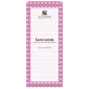 Tablette sans sucre 65% Bean-to-bar - Artisan Chocolatier Le Cacaotier